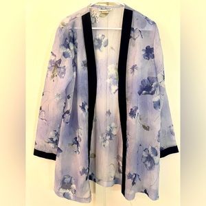 Ultra Dress Sheer Floral Cardigan